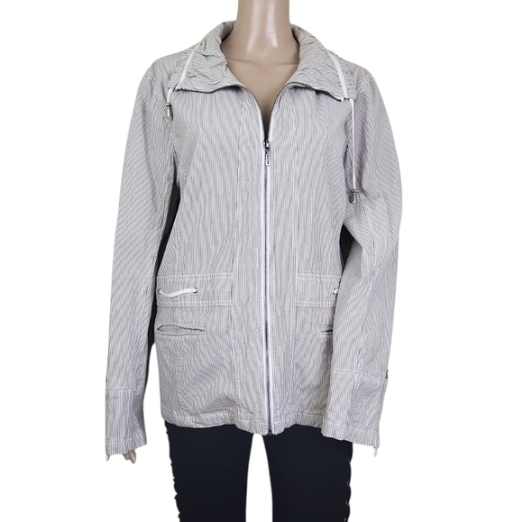 FDJ French Dressing Jeans Pinstripe  Jacket - Picture 1 of 4